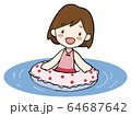 水あそび 64687642