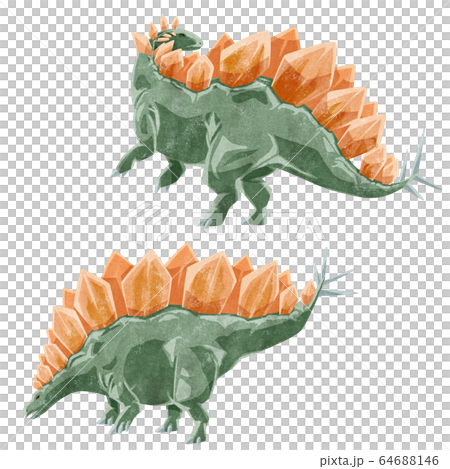 ステゴサウルスイメージイラスト 64688146