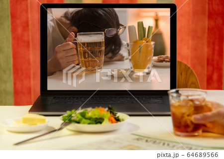 オンライン飲み会 オンライン飲み会 64689566