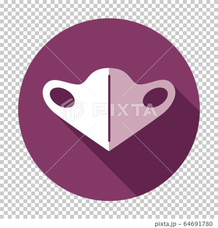 Three Mask Icon Three-dimensional mask icon (flat design) - Stock Illustration ...