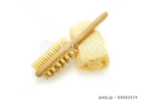 バスグッズ　へちま　ボディマッサージブラシ 64692474