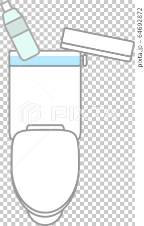 Toilet Water-saving PET bottle in tank Toilet Water-saving PET bottle in tank 64692872