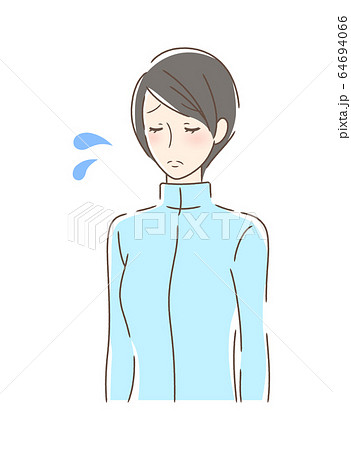 悲しむ女性 64694066