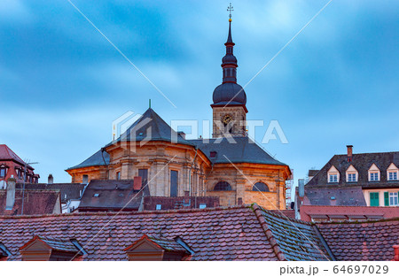 Bamberg. Aerial view of the old city in the Bamberg. Aerial view of the old city in the 64697029