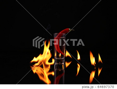 Stack of tequila on fire Stack of tequila on fire 64697370