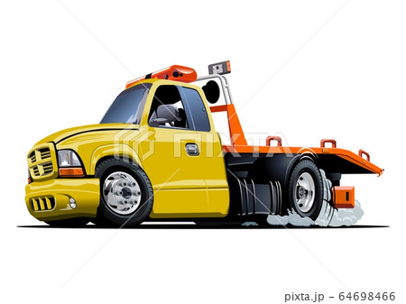 Cartoon tow truck Cartoon tow truck 64698466