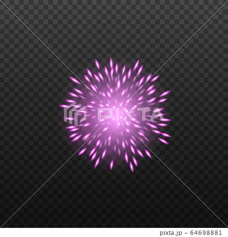 Festival firework or firecracker element, realistic vector illustration isolated. Festival firework or firecracker element, realistic vector illustration isolated. 64698881