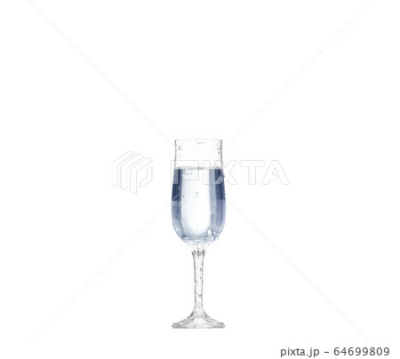 Glass of water isolated on a white background. Glass of water isolated on a white background. 64699809