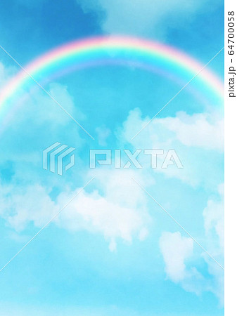 虹が架かった空 64700058