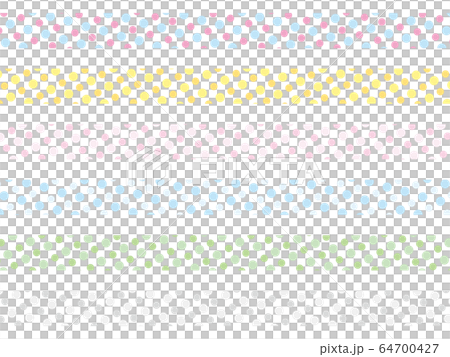 彩色圓點圖案分隔帶 64700427