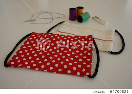 手作り布マスク  64700821