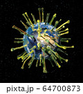 Earth Viral Pandemic Global World wide Viral Pandemic, the COVID-19 Coronavirus 64700873