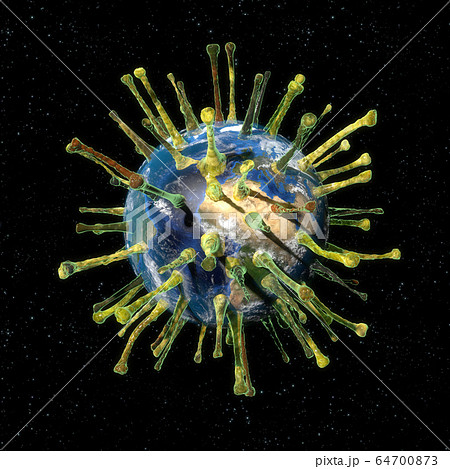 Earth Viral Pandemic Global World wide Viral Pandemic, the COVID-19 Coronavirus 64700873