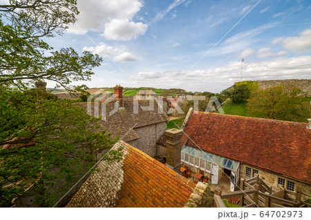 The view from Carisbrooke Castle on the Isle of Wight 64702973