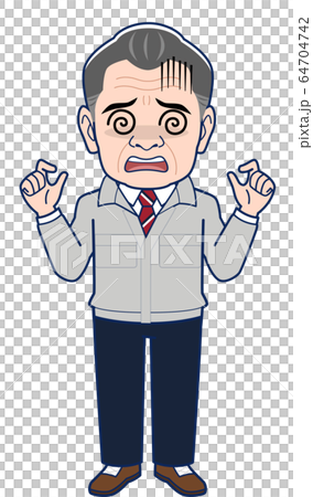 現場監督、工場長のイラスト 64704742