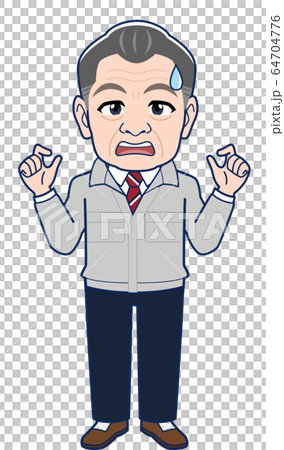 現場監督、工場長のイラスト 現場監督、工場長のイラスト 64704776