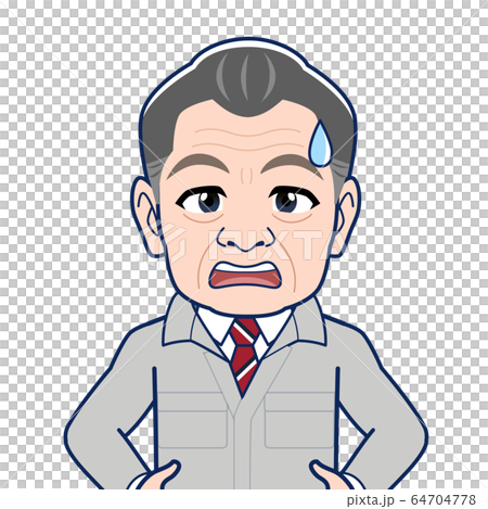 現場監督、工場長のイラスト 64704778