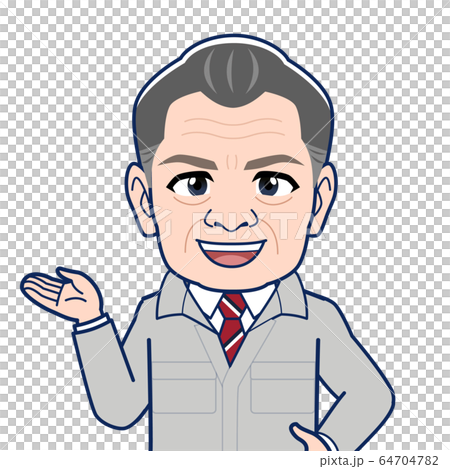 現場主管和工廠經理的插圖 64704782