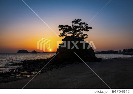 夕焼け 舒川郡 忠南 64704942