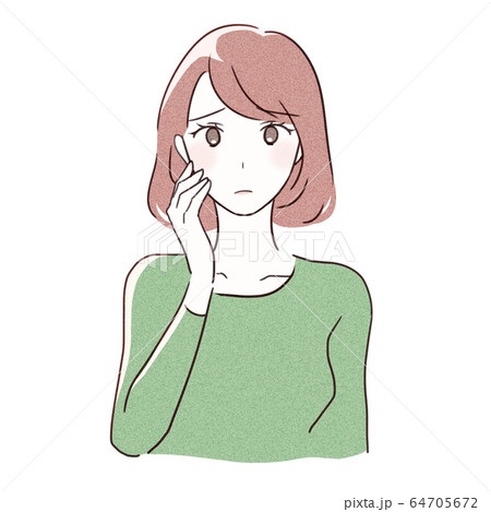 悩む女性 64705672