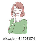 笑う女性 64705674