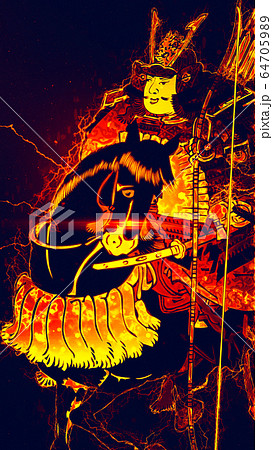 浮世絵　武士　その22 　サイバーバージョン 64705989