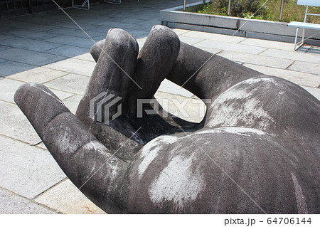 壺阪寺 (南法華寺)  天竺渡来大観音石像の御手 64706144