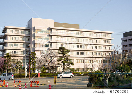 Iida hospital, front view in spring 2020 Iida hospital, front view in spring 2020 64706292
