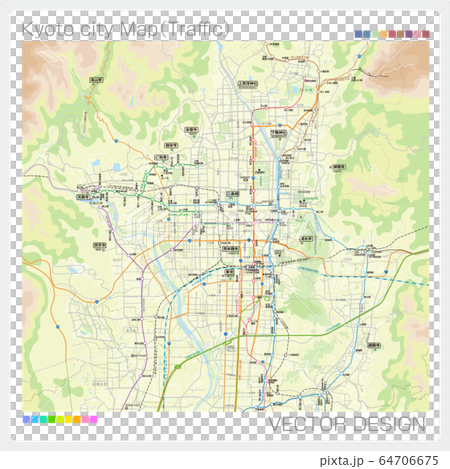 京都市・市街地（交通アクセス） 64706675