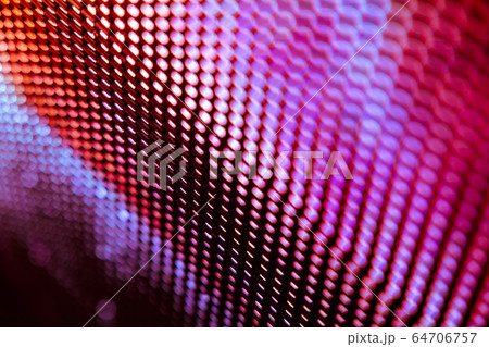CloseUp LED blurred screen. LED soft focus CloseUp LED blurred screen. LED soft focus 64706757