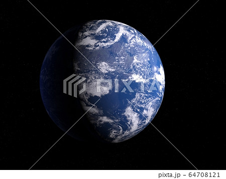 地球CG　perming3DCG　イラスト素材 64708121