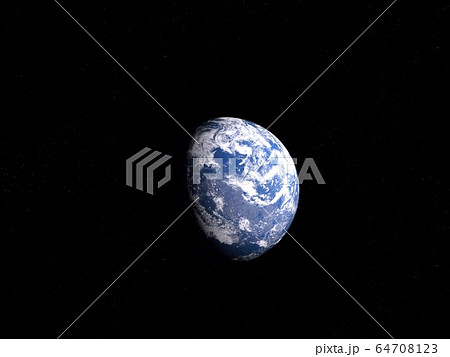 地球CG perming3DCG イラスト素材 地球CG perming3DCG イラスト素材 64708123