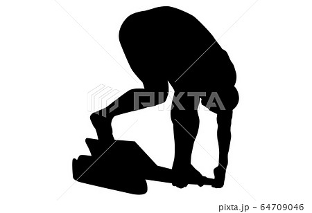 スポーツシルエット競泳2 64709046