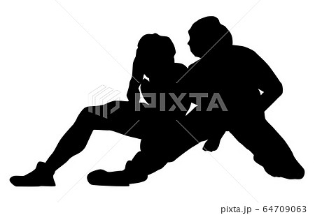 スポーツシルエットレスリング4 64709063