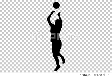 Sport silhouette volleyball 9 64709102