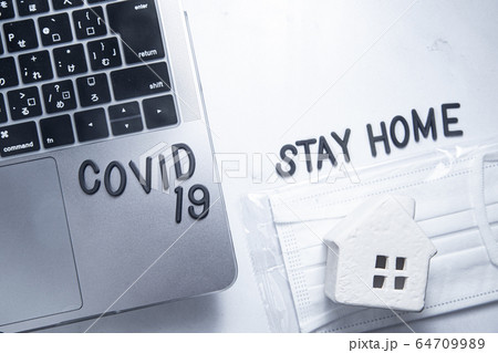 STAYHOME、COVID19、コロナ、マスク、自粛 64709989