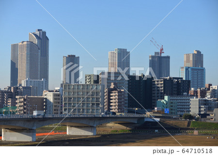 武蔵小杉の高層マンション群 武蔵小杉の高層マンション群 64710518