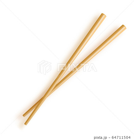 Chopsticks. Wooden chopsticks isolated on white background. Chopsticks. Wooden chopsticks isolated on white background. 64711504