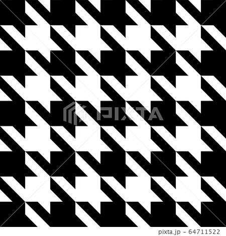 Black and white pattern Houndstooth seamless pattern black and white Black and white pattern Houndstooth seamless pattern black and white 64711522