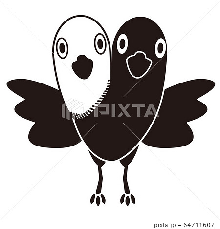 病除け伝説 ヨゲンノトリのイラスト 正面 病除け伝説 ヨゲンノトリのイラスト 正面 64711607