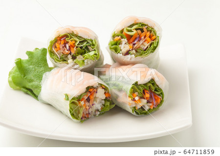 生春巻き 生春巻き 64711859