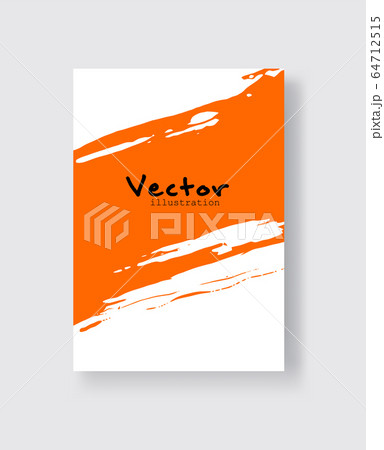 Abstract ink brush banners with grunge effect Abstract ink brush banners with grunge effect 64712515