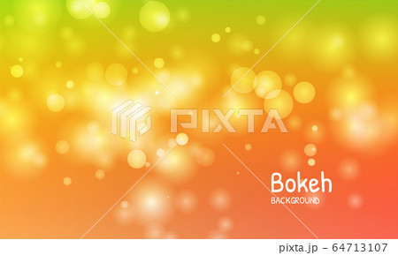 Gold autumn color background. Blur bokeh light 64713107