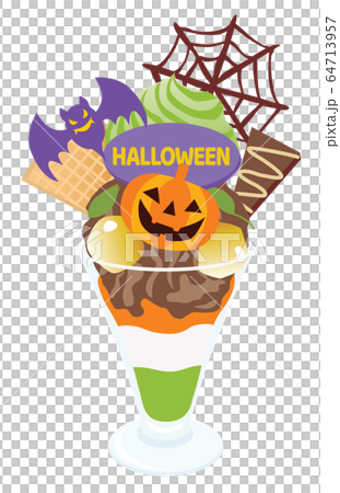 ハロウィーンのパフェのイラスト 64713957