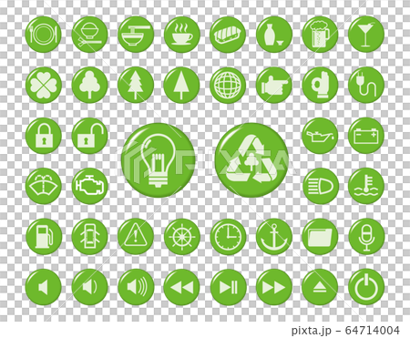 Button-like icon set Button-like icon set 64714004