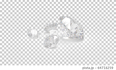 金剛石背景白色CG 64718259