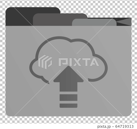 Cloud mark and folder Cloud mark and folder 64719313