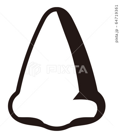 鼻のイラスト素材 鼻のイラスト素材