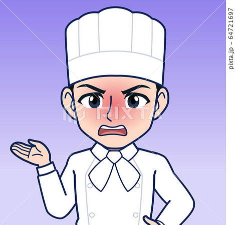 男性パティシエのイラスト 64721697