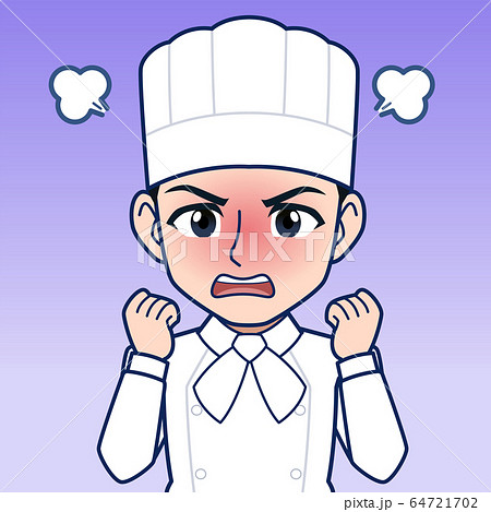 男性パティシエのイラスト 64721702